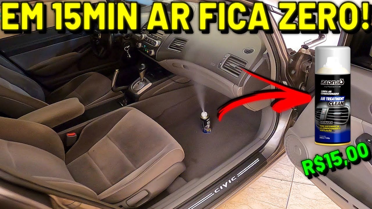 HIGIENIZANDO AR CONDICIONADO EM 15MIN