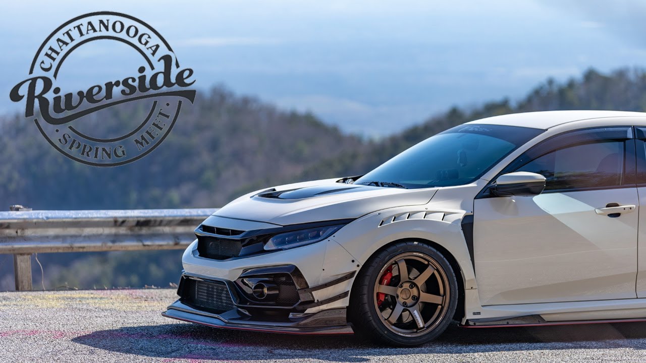 Chattanooga Road Trip & Riverside 7 Meet in the Varis Widebody Honda Civic FK8 Type-R