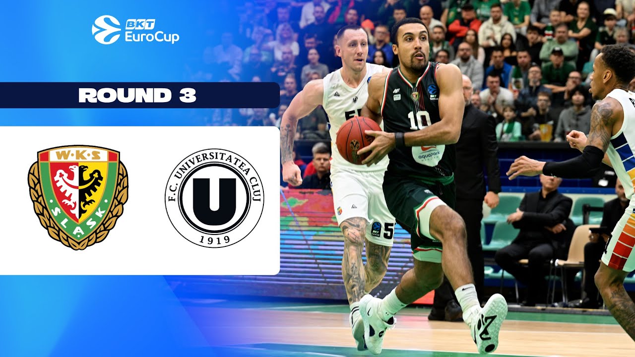 Slask Wroclaw - U-BT Cluj-Napoca | Runda 3 | EuroCup Baschet 2025/26