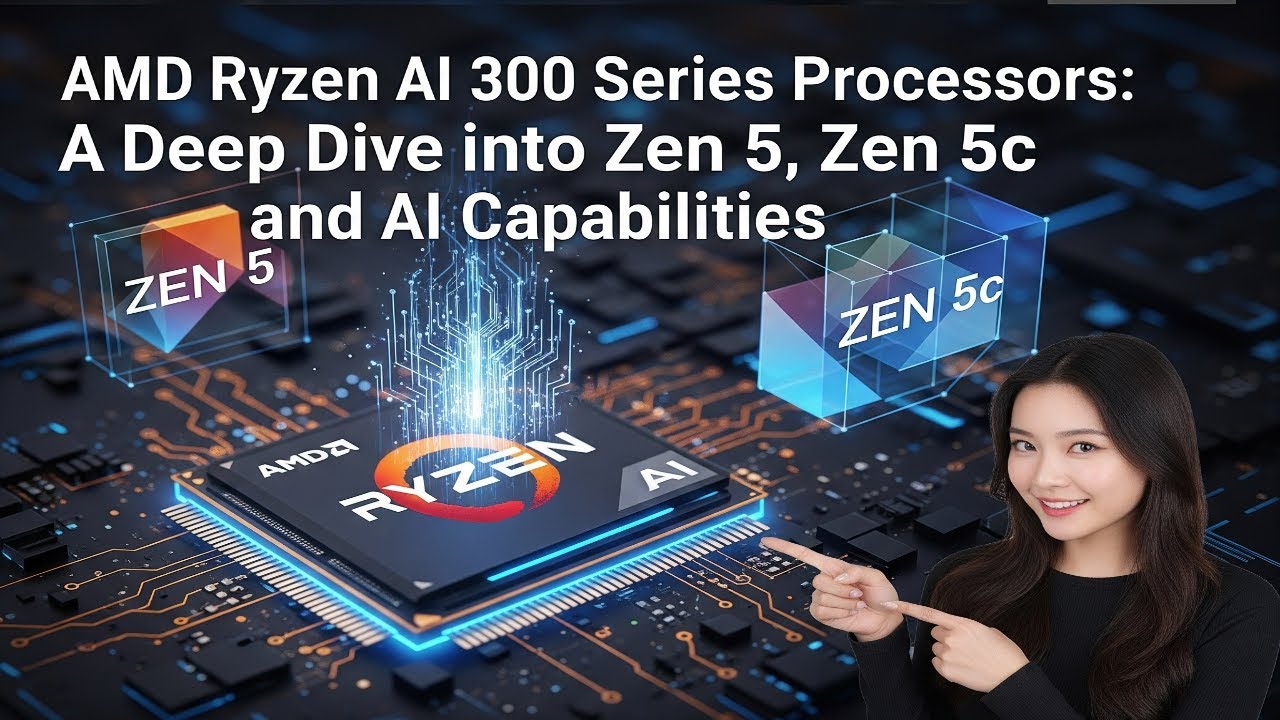 AMD Ryzen AI 300 Series Processors: A Deep Dive into Zen 5, Zen 5c, and AI Capabilities
