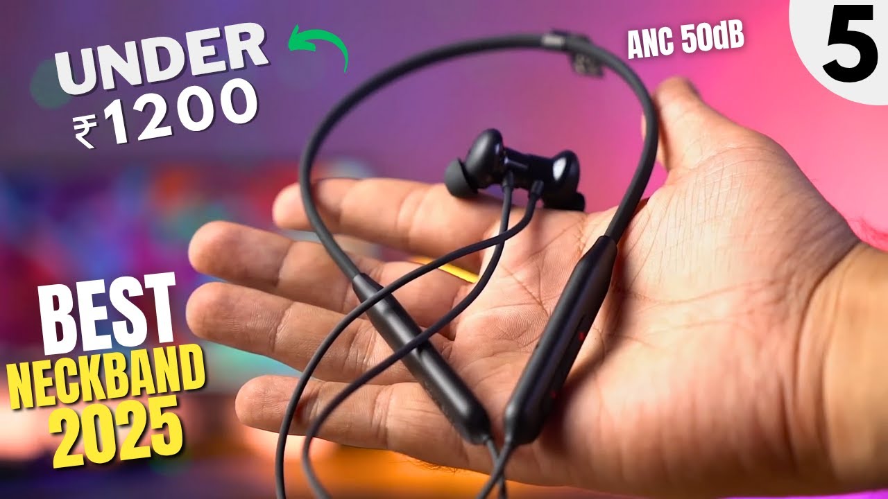 Latest🔥Best Bluetooth Neckband Under ₹1000 - ₹1500🔥Best ANC Neckband Under 1500 For Music & Gaming