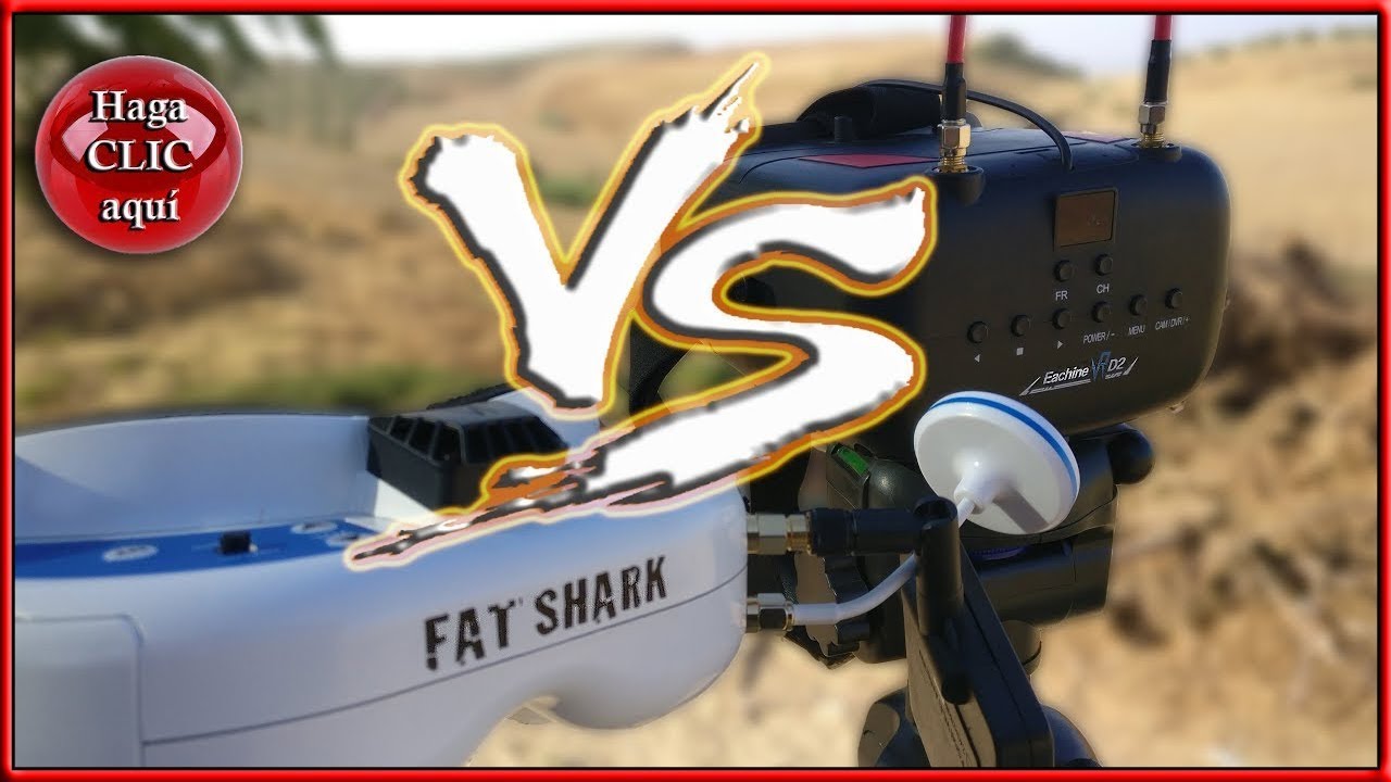 Comparativa Fatshark Dominator V3 vs Eachine VRD2 FPV Goggles - Español -HCA
