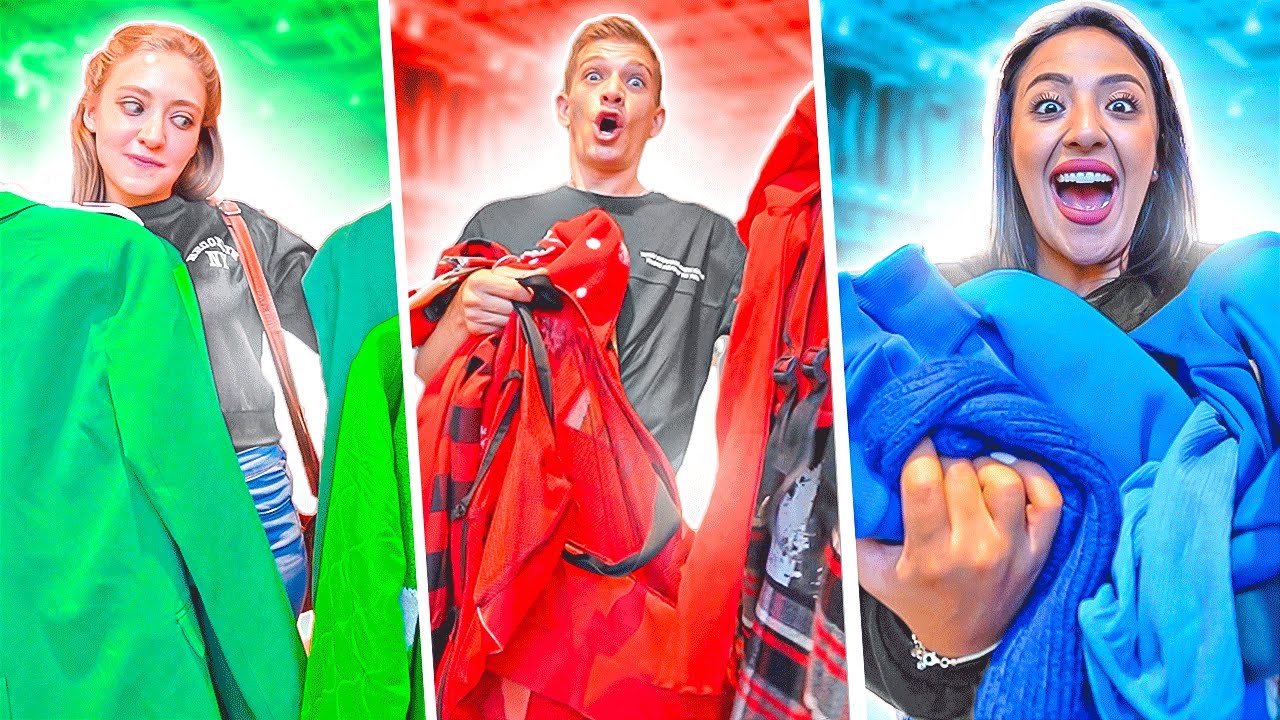 3 دقائق تشتري اي شيء ب لون جواربك 🔵🧦🔴🟢