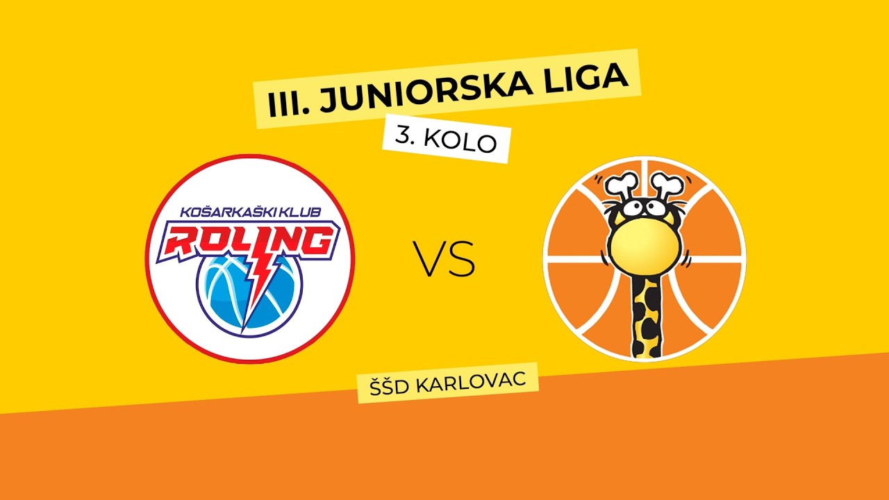 III. juniorska liga - 3. kolo: Roling - Podsused