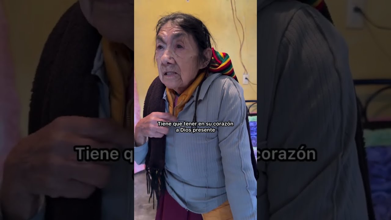 Visitamos a doña Marcelina, una señora de 91 años, nos contó sobre su matrimonio ❤️