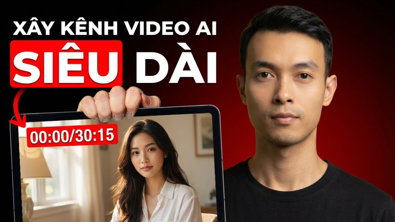 Bí Quyết Video AI SIÊU DÀI 30 phút: Xây Kênh Bền Vững