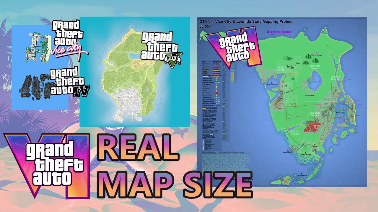 how BIG is the GTA 6 MAP actually?!
