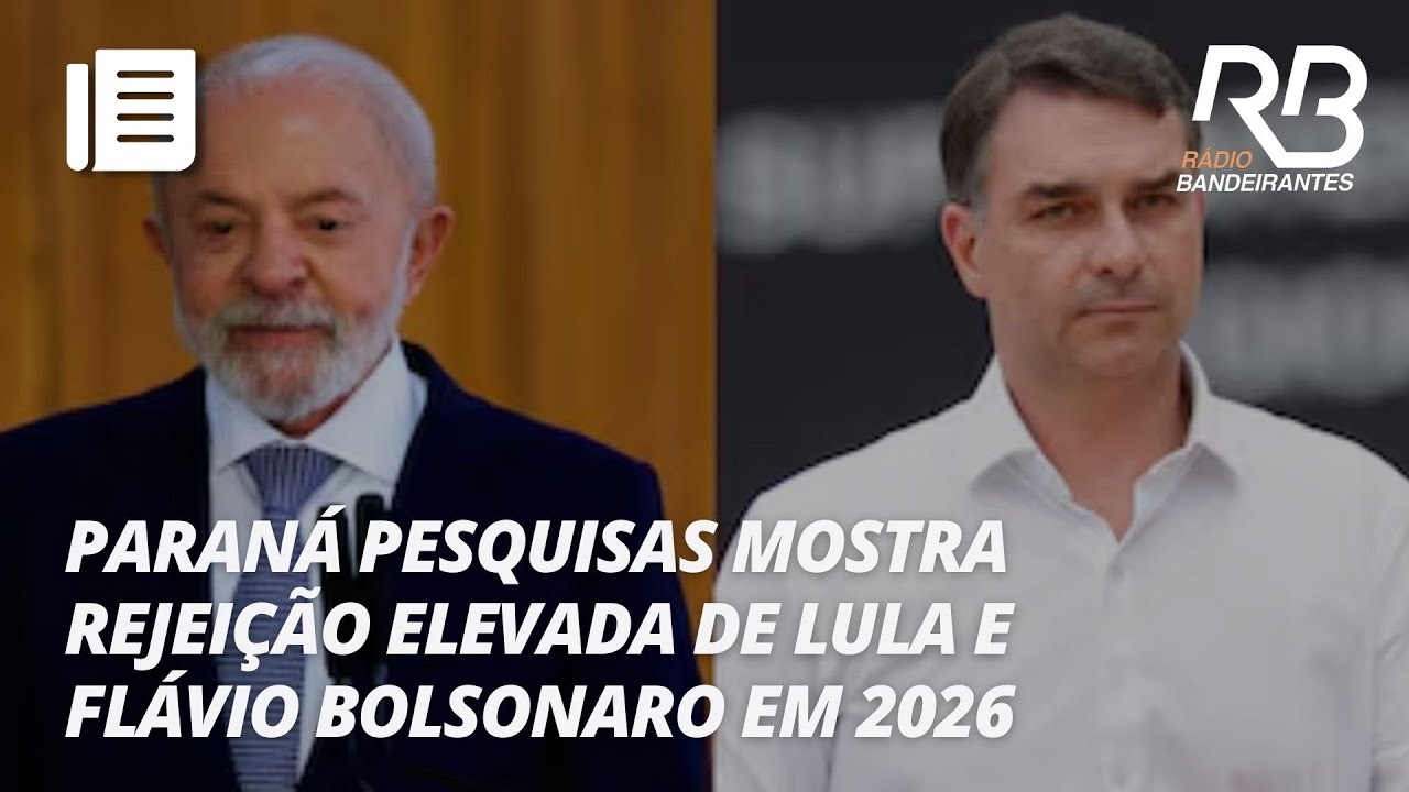 Pesquisa aponta Lula com 31,5% e Flávio com 26,3% | Jornal Gente