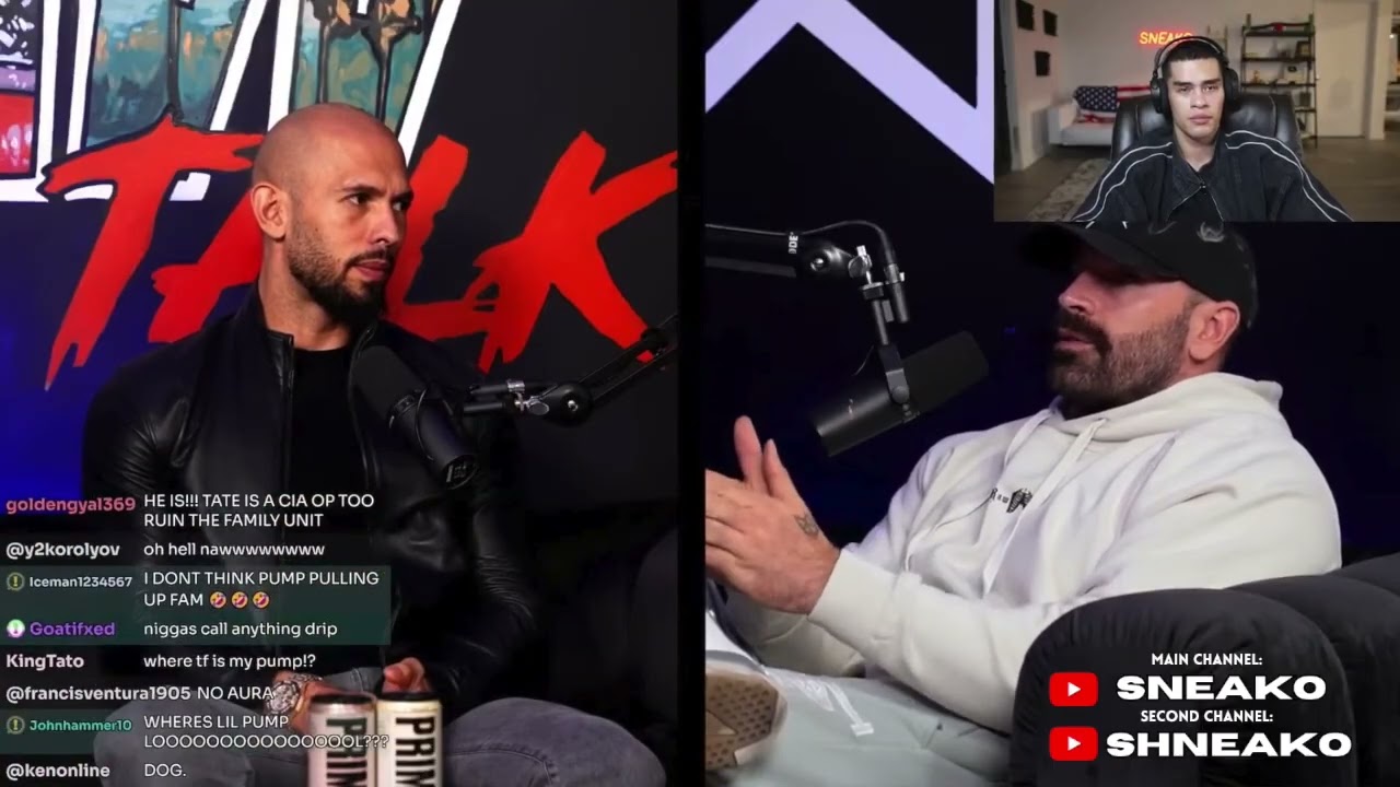 The Perfect Storm: SNEAKO reacts to Andrew Tate and Bradley Martyn | SNEAKO