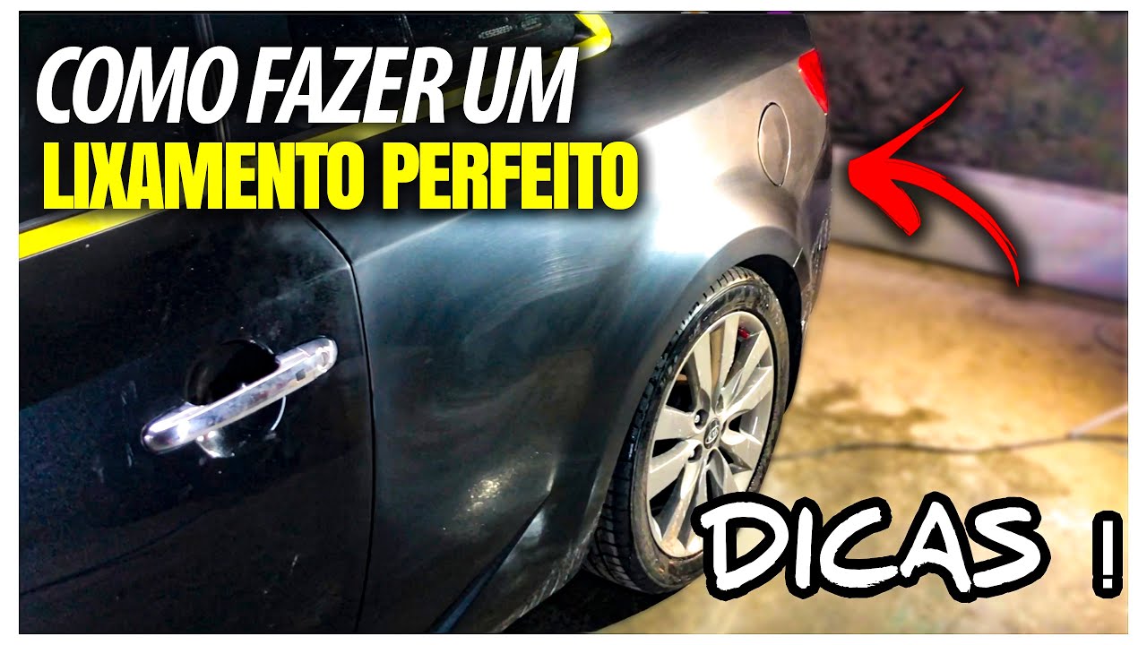 COMO LIXAR VERNIZ AUTOMOTIVO -2020 DE FORMA FACIL  -CORREÇÃO DE PINTURA