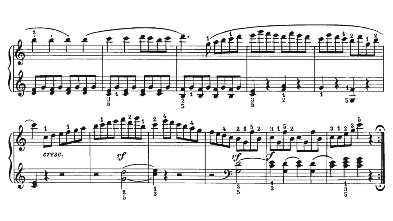 Sonatina (Op.55, No.1) - Friedrich Kuhlau