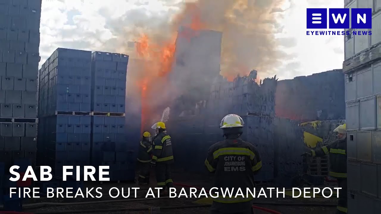 Fire breaks out at the SAB Baragwanath Depot