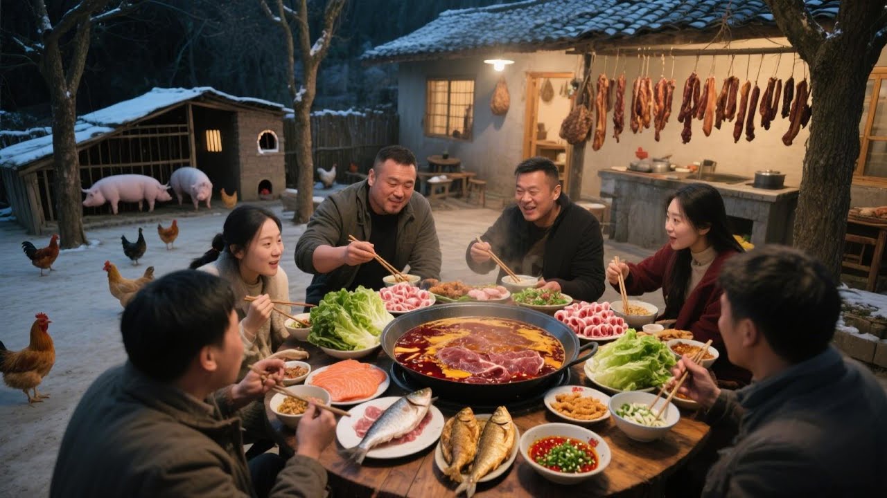 红浪袭卷，“巨物”悍然登场！超大耗儿鱼火锅，一口征服江湖。【孤独的美食咖】