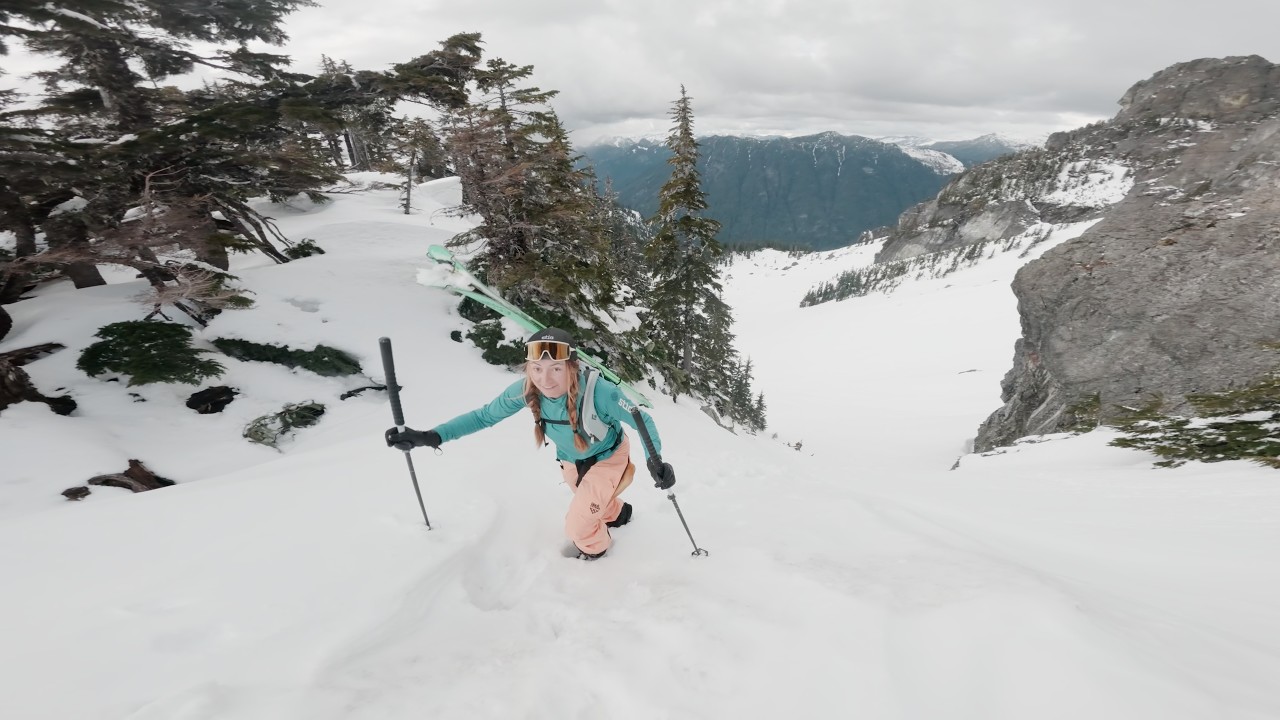 Skiing the Slot - Spring Pow Vlog - Snoqualmie Pass