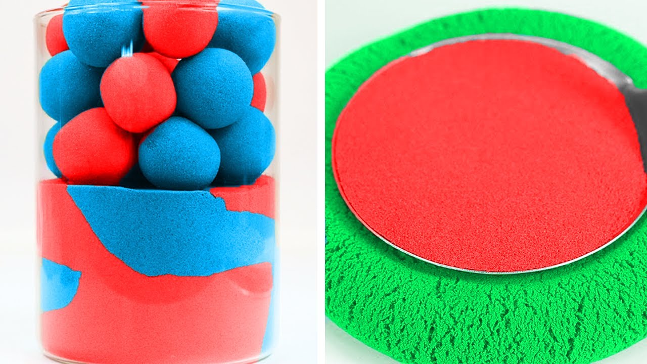 8 Hour Kinetic Sand ASMR No Music! Sand Cutting ASMR Sounds! Kinetic Sand ASMR No Talking #60