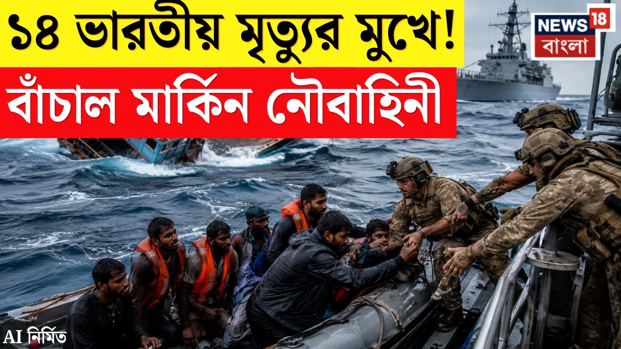 Oman Ocean Crisis | ওমান উপকূলে ডুবছিল জাহাজ! ১৪ ভারতীয়কে বাঁচাল মার্কিন নৌবাহিনী | N18G