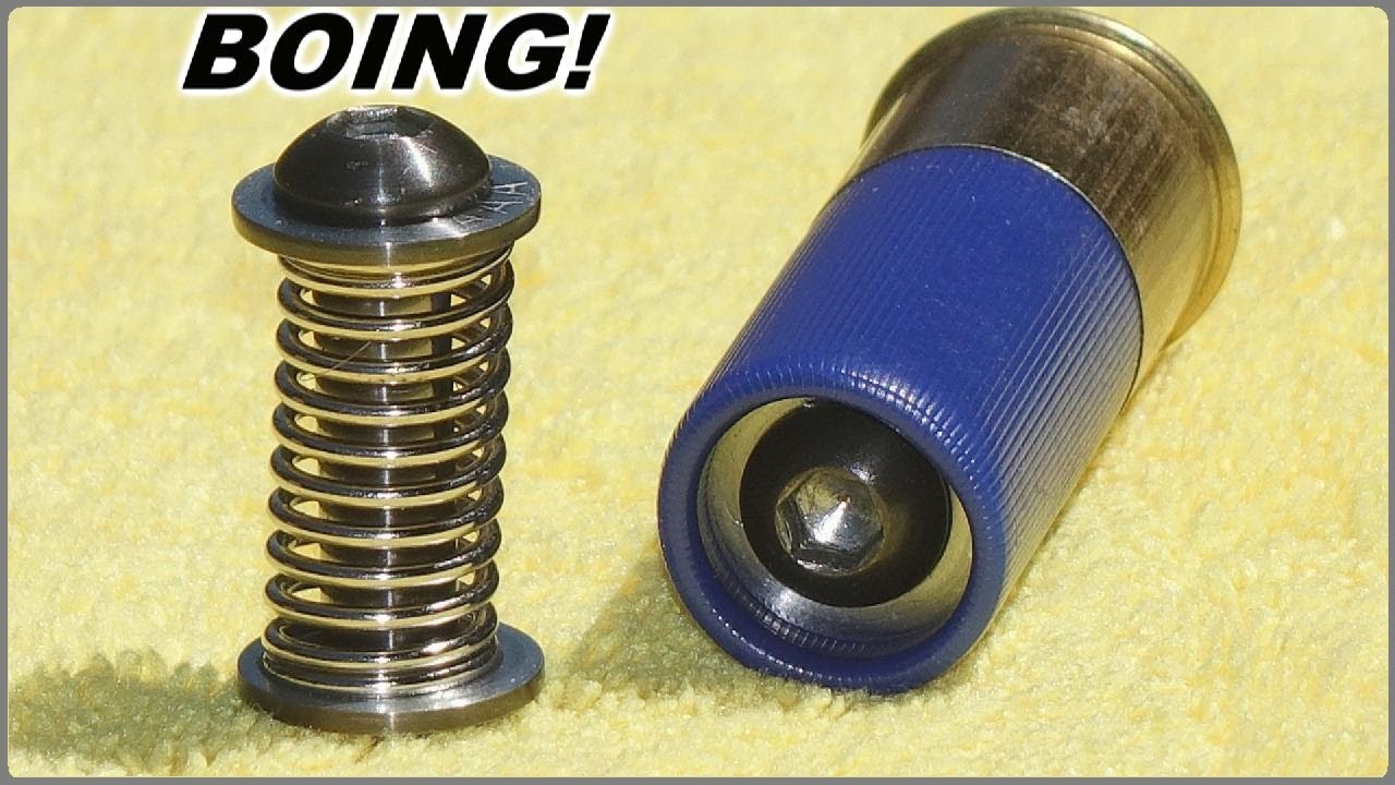 The Peculiar 12ga. SPRING Shotgun Slug - Tested!