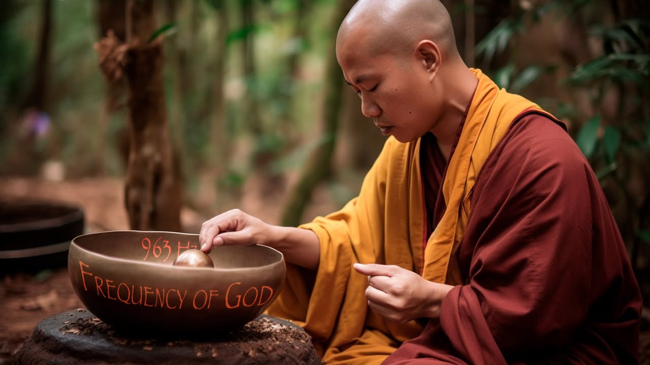 Healing Singing Bowls. 963 Hz Frequency of God, Spiritual Connection. Tibetan Healing Music.