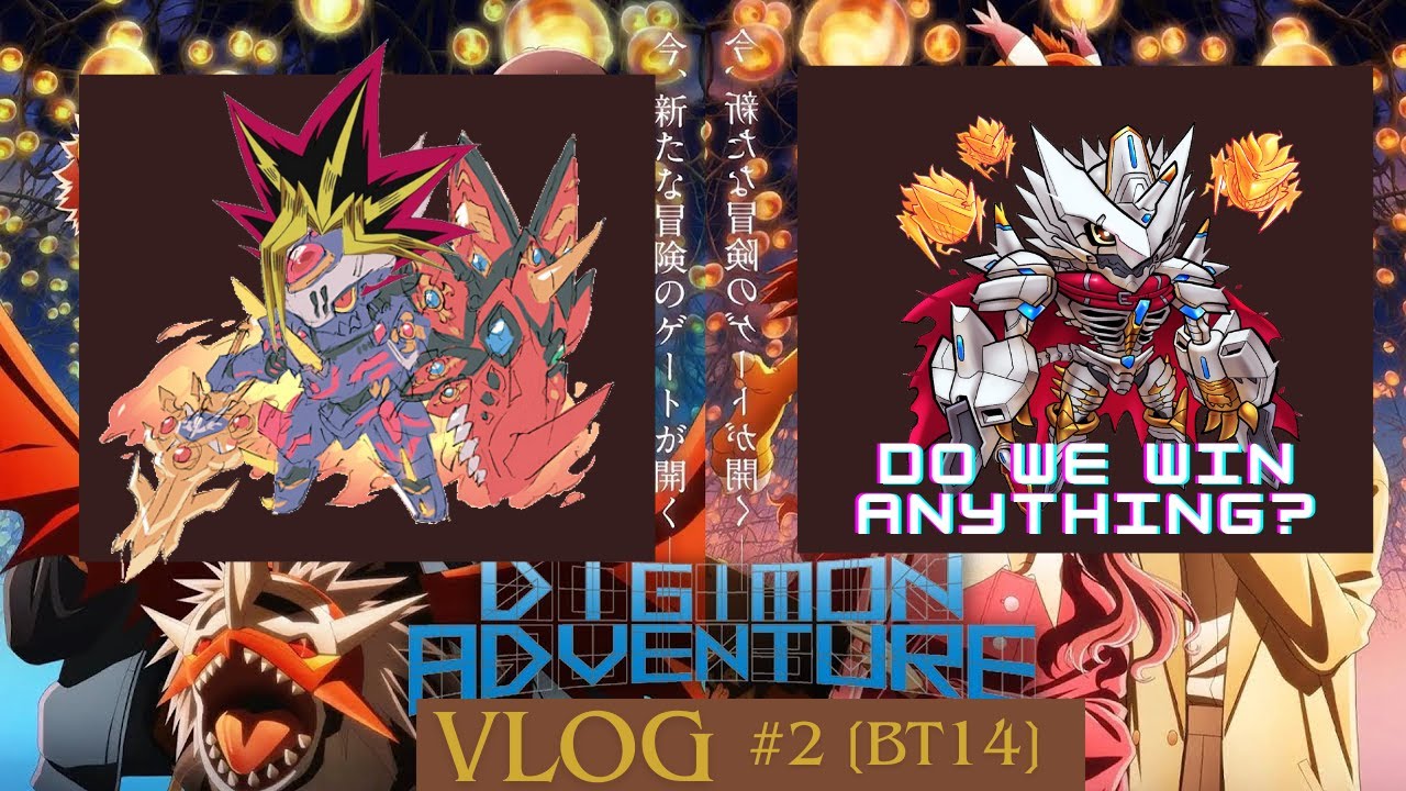 MirageGaogamon goes on a digimon adventure BT14 Vlog