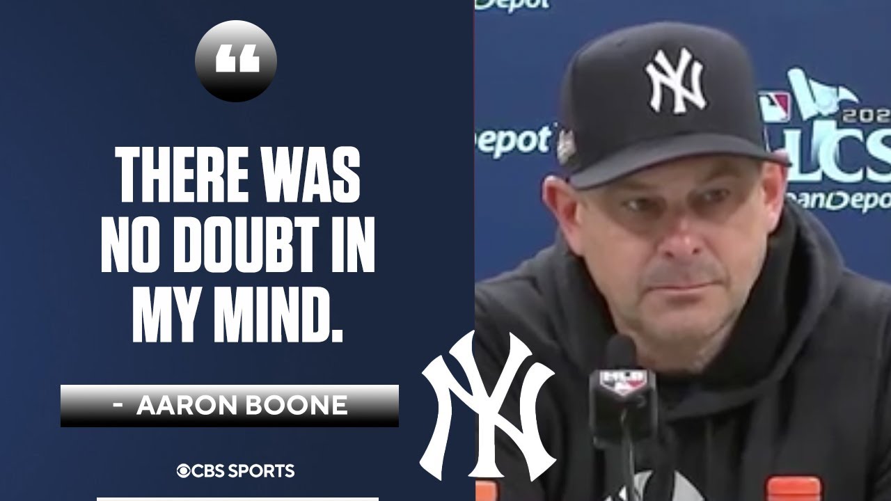 Aaron Boone had CONFIDENCE in his team to rebound despite tough Game 3 loss | Press Conference