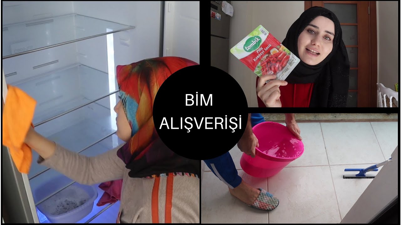 BUZDOLABIMI TEMİZLEDİM | BAHADIR BALKONU YIKADI | BİM ALIŞVERİŞİ | HEM TEMİZLİK HEM ALIŞVERİŞ