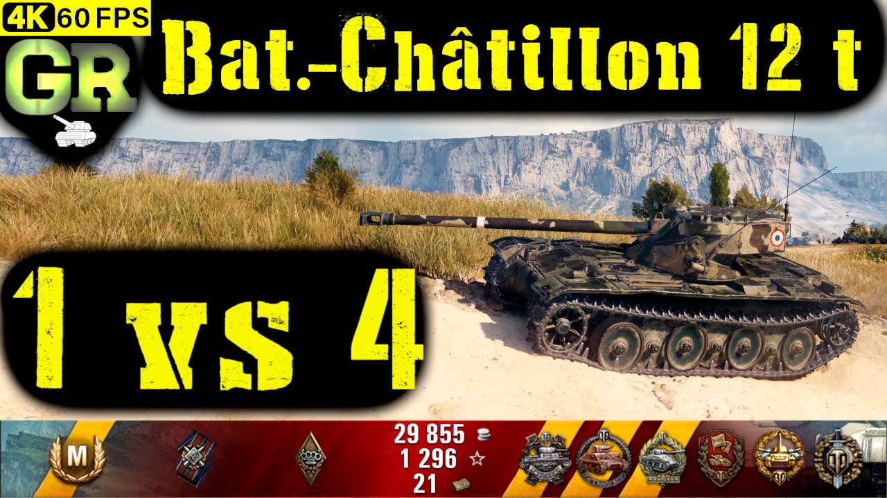 World of Tanks Bat.-Châtillon 12 t Replay - 9 Kills 3.1K DMG(Patch 1.4.1)