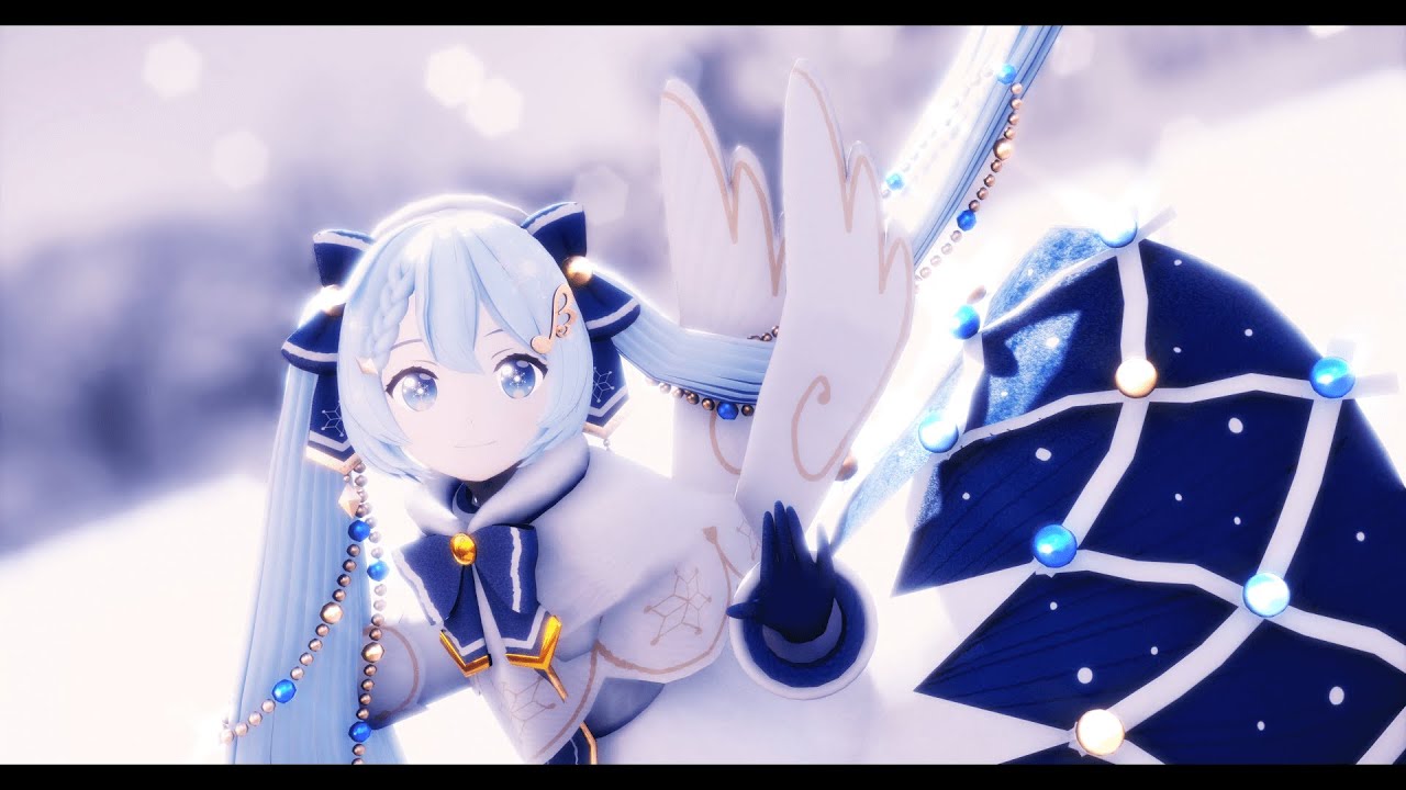 【2021雪ミクMMD/4K60fps】スターナイトスノウ