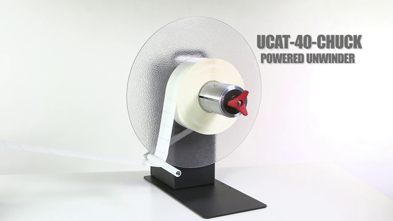 Extra Large Roll Label Unwinder Machine | UCAT-40 Powered Unwinder