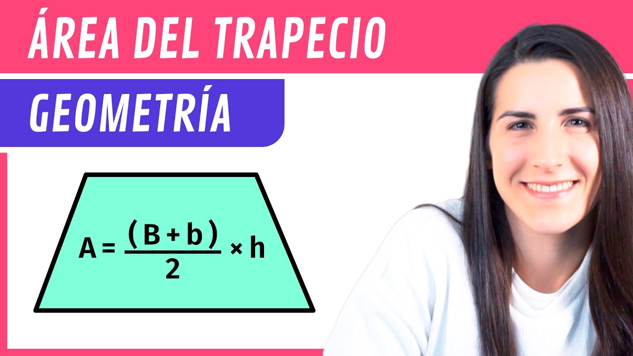 Calcular el ÁREA de un TRAPECIO 🔶 Figuras Planas