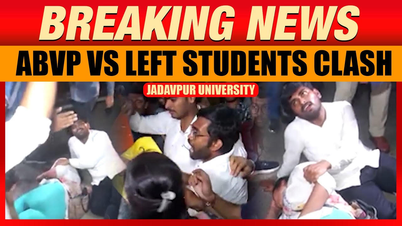 Jadavpur University Clashes: ABVP vs Left Student Groups in Heated Confrontation | News9