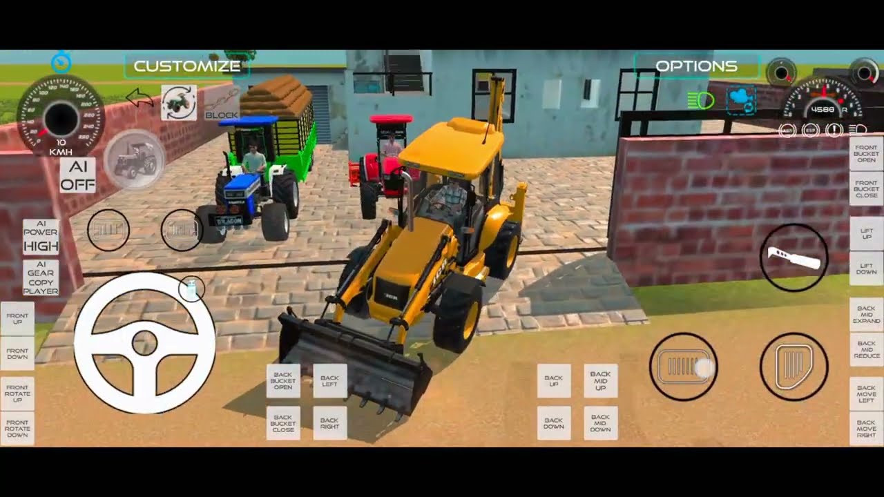 jcb tractor wala game jcb tractor wala game#jcb3dxmachine #jcbtractor #indiantractor #youtubeshorts 