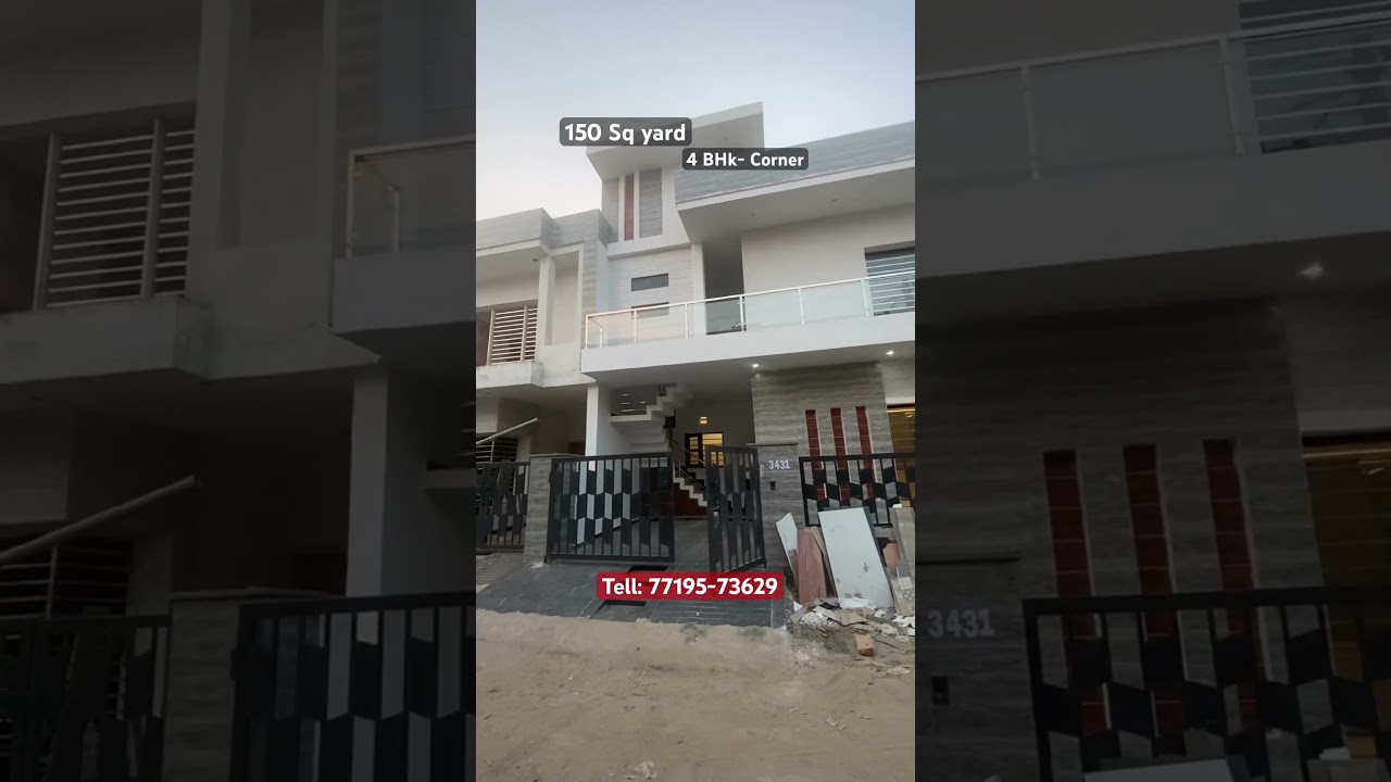 150 Gaj corner house for sale in Sector 123 Sunny Enclave Mohali , near airport road #primeproperty