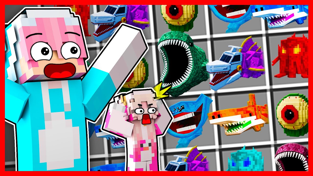 ATUN & MOMON MENYELAMATKAN SEMUA MONSTER IKAN DARI KEPUNAHAN !! Feat @MOMON Minecraft