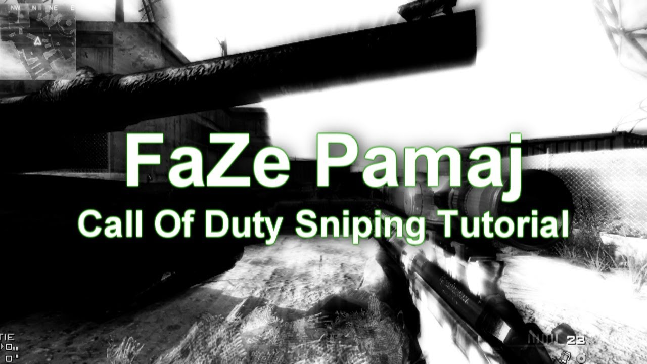 FaZe Pamaj | Персонализированное руководство по снайперской стрельбе в Modern Warfare 3