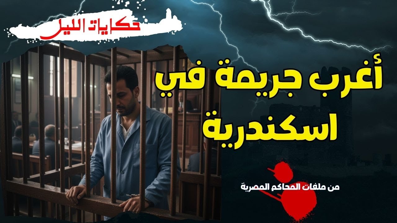 حكايات الليل | أغرب جريمة في اسكندرية | من ملفات المحاكم المصرية | جريمة حقيقية