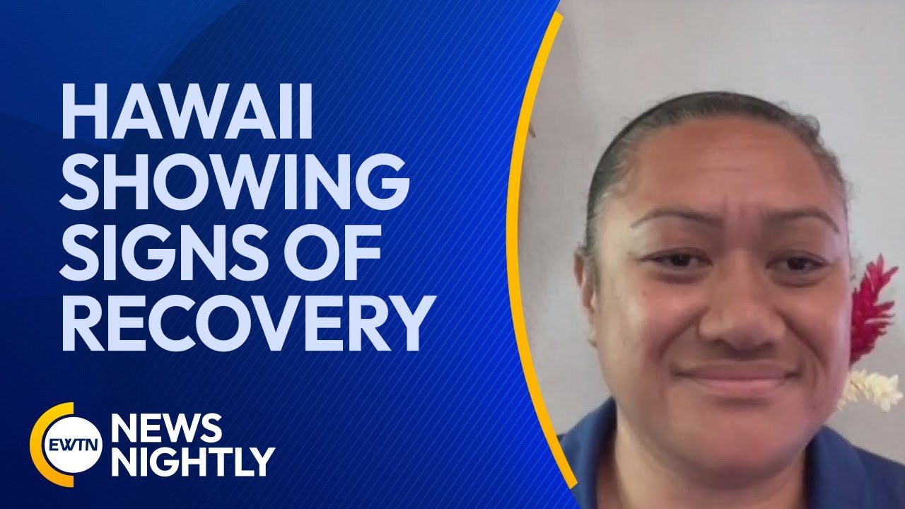 Catholic Church Attached to School in Hawaii Seemly Unattached by the Fires | EWTN News Nightly