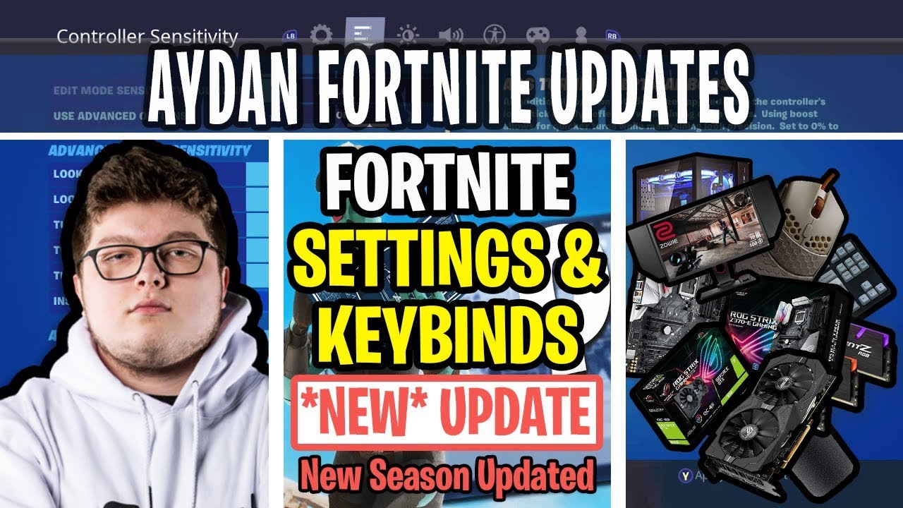 Aydan Fortnite Settings, Controller Binds, Sensitivity, Gear and Setup