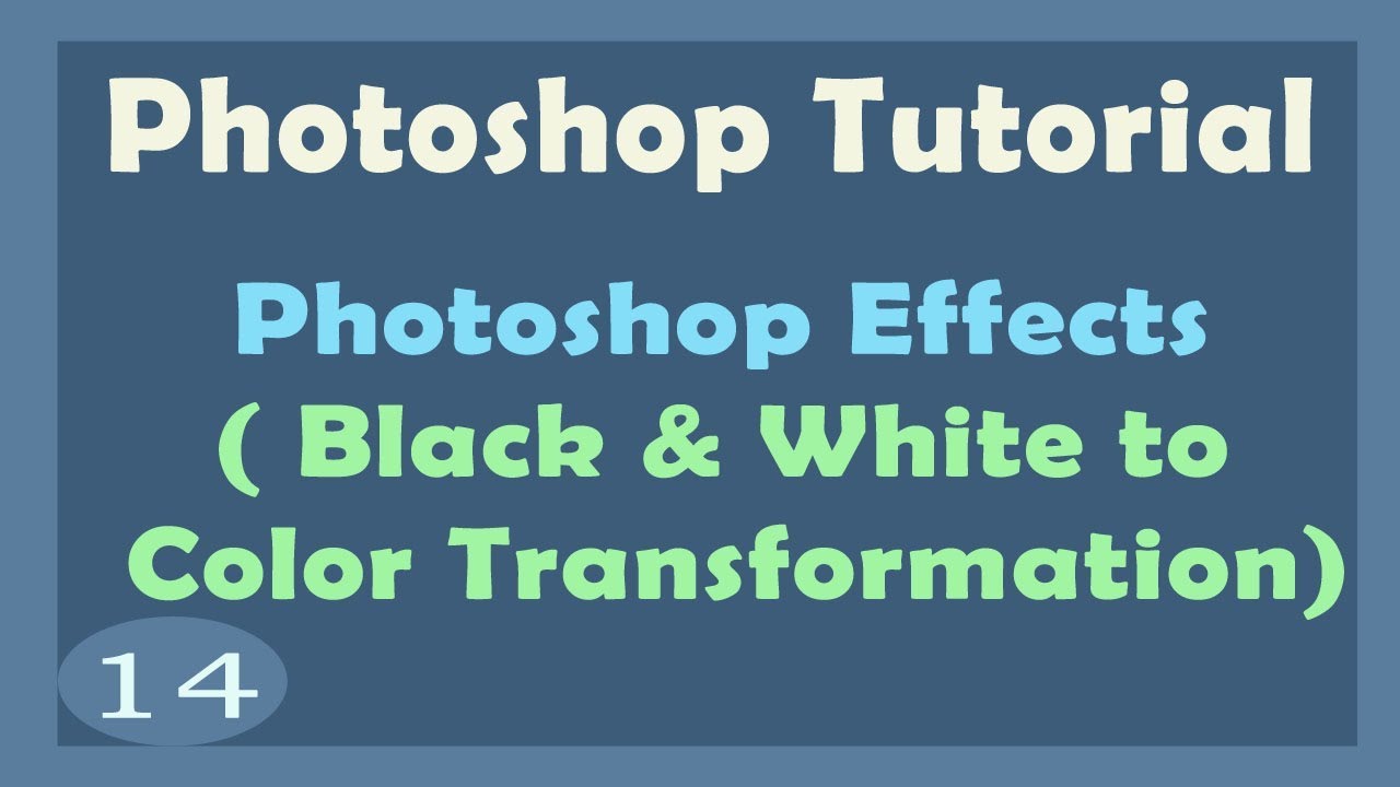 Black & White to Color Transformation - Photoshop Effect | Learn Photoshop Tutorial