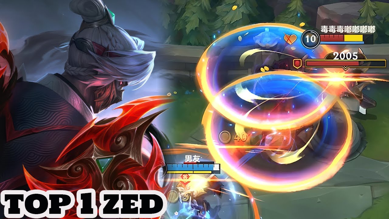 Wild Rift Zed - Top 1 Zed Gameplay Rank Season 14