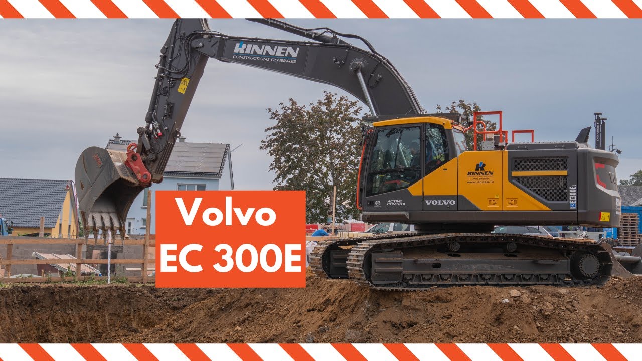 Brand new Volvo EC 300E with Dig Assist from Rinnen in 4K
