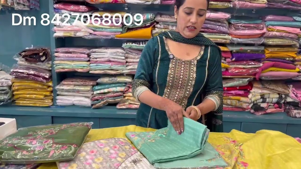 New suit cotton dupatta aa gya hand work suit bht shone 