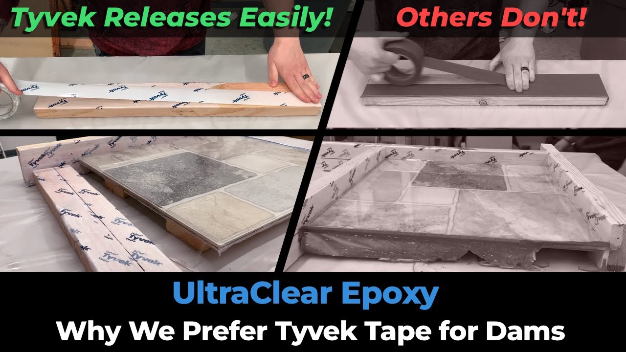 Epoxy Dam Tutorial Video using Tape