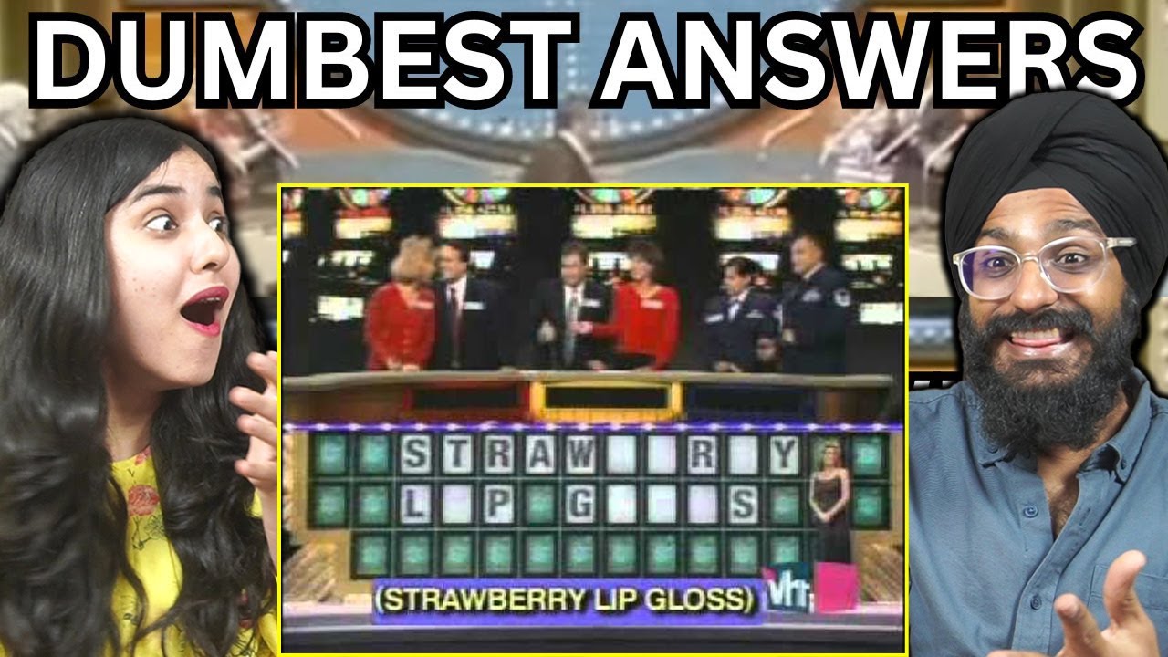 INDIANS REACT TO FUNNIEST GAME SHOW ANSWERS OF ALL TIME😂😂😂
