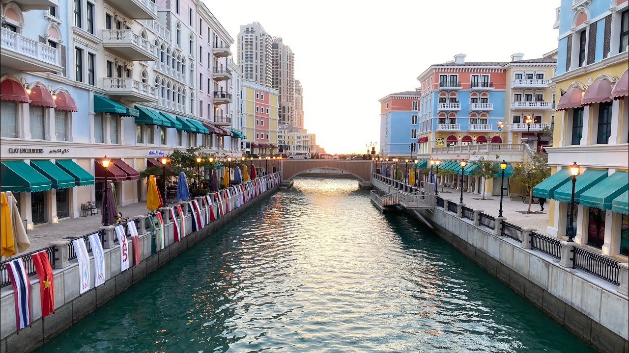 Travel inside the Pearl قطر الحلوة جولة من داخل جزيرة اللؤلؤة