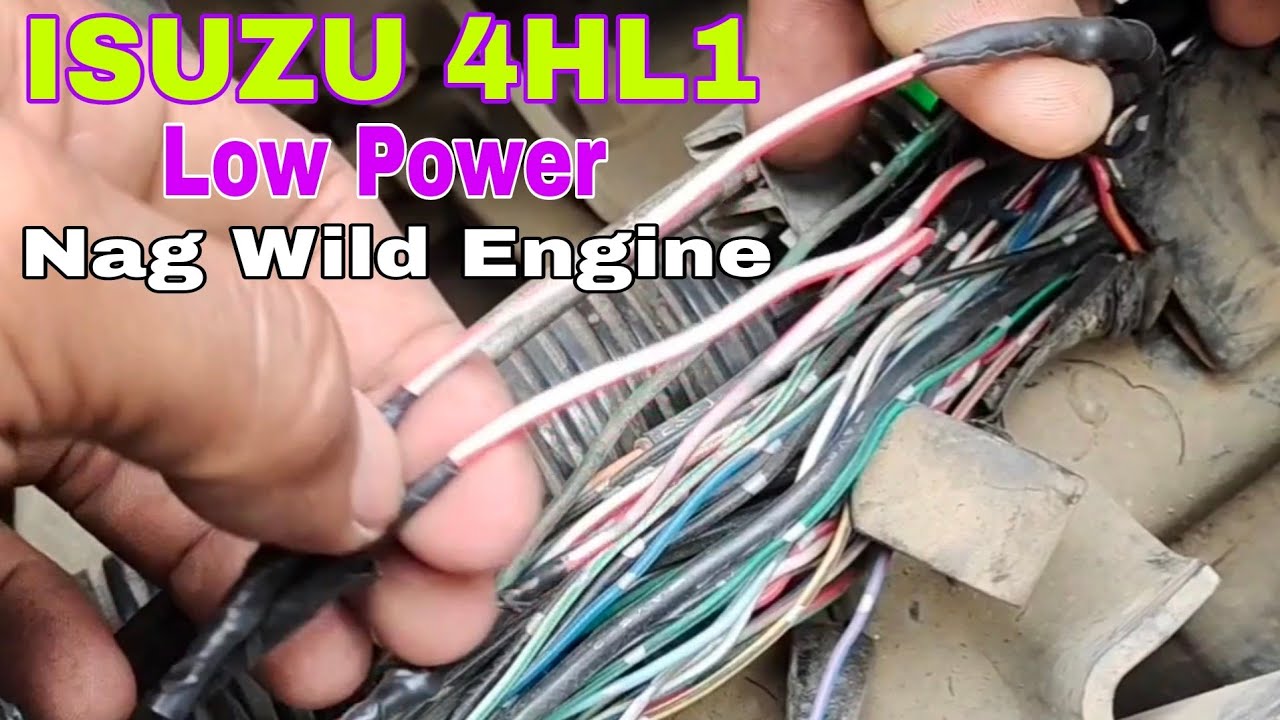 ISUZU ELF Low Power no RPM Wiring Problem
