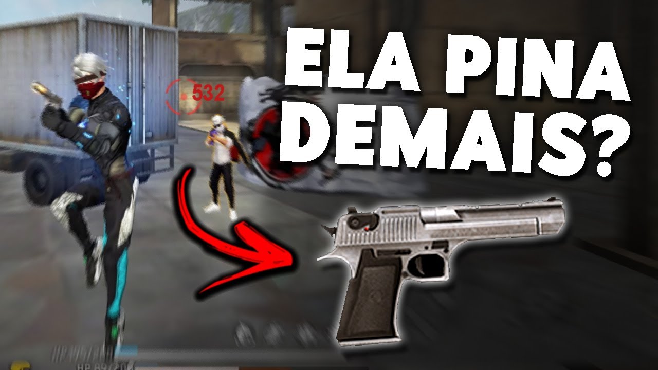 COMO PARAR DE PINAR COM ARMAS DE 1 TIRO NO FREE FIRE! (Desert, Doze, Carapina)