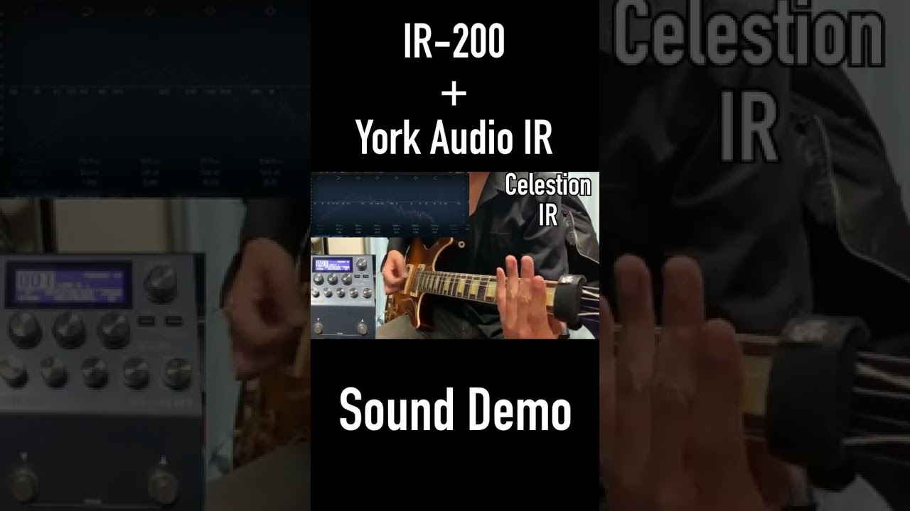 Boss IR-200 Celestion IR VS York Audio Friedman IR Guitar Riff #shorts