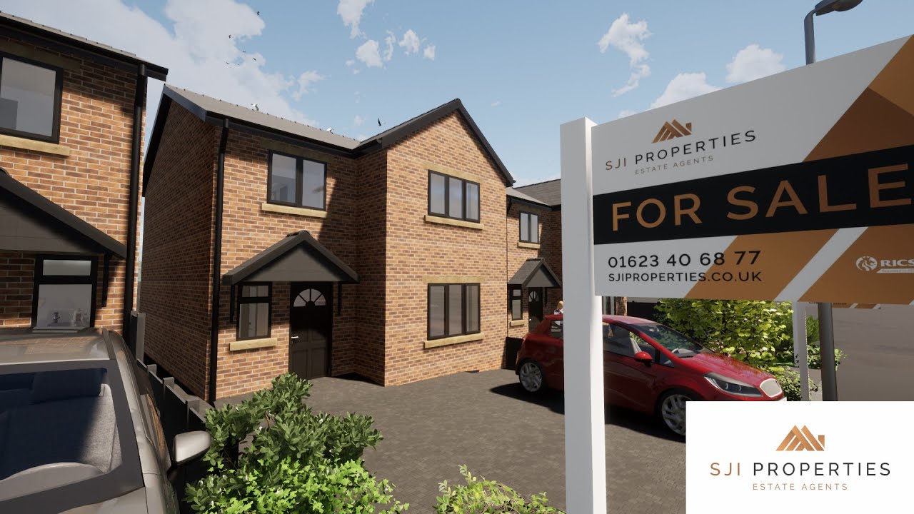 Plots 1, 2 & 3 New Build Dwellings For Sale - Redgate Street, Mansfield Nottinghamshire