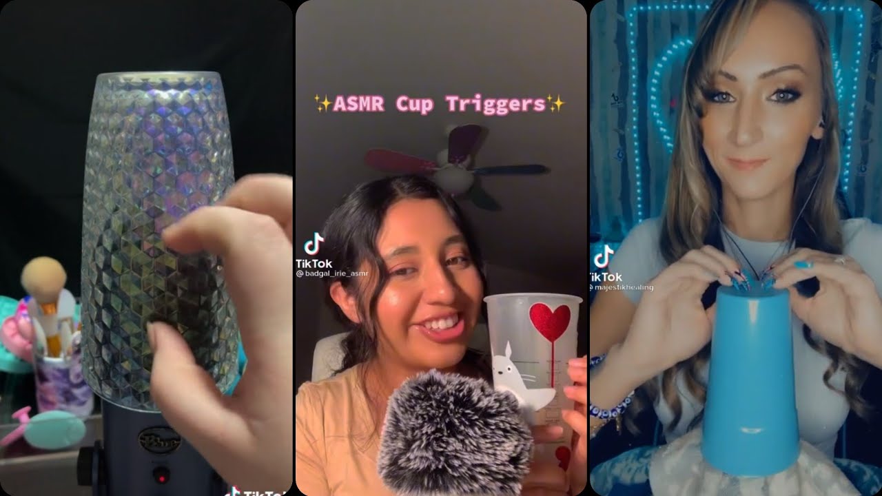Asmr cup triggers for sleep | TikTok compilation