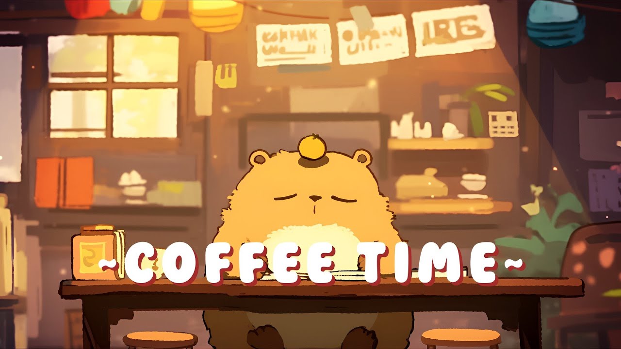 [1 Hour] Capybara Beats & Lofi - Peaceful Beats for Studying & Relaxing ~ Chill Session ~ 🦫 🎵 🌙